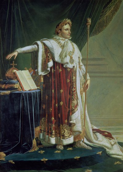 Portrait of Napoleon I in his Coronation Robes by Anne Louis Girodet de Roucy Trioson